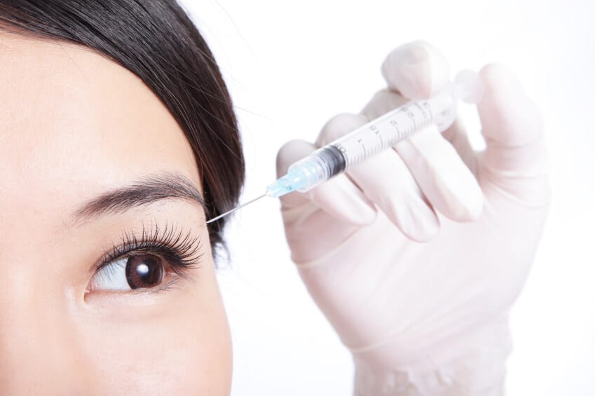 Eye filler injection