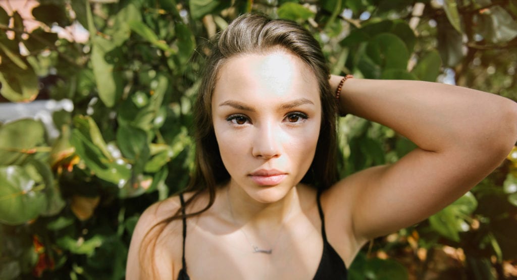 Woman closeup
