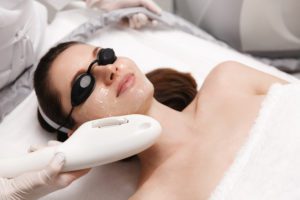 woman getting an ipl photofacial in la