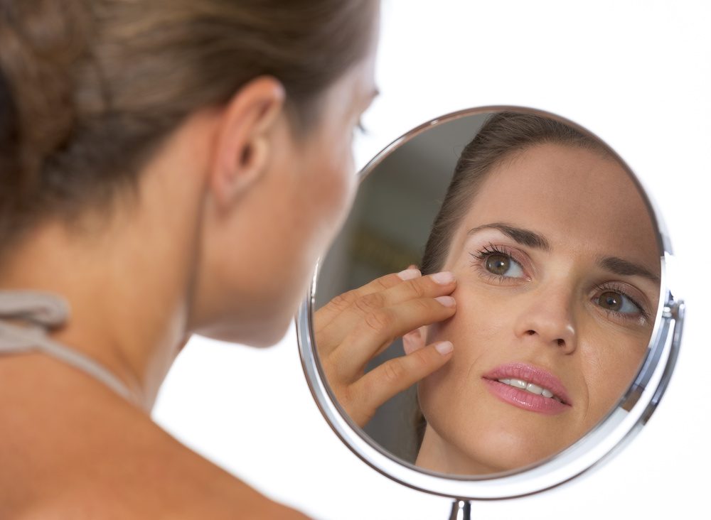 woman looking to get botox to cure her bunny lines