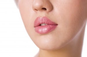 Lips close up